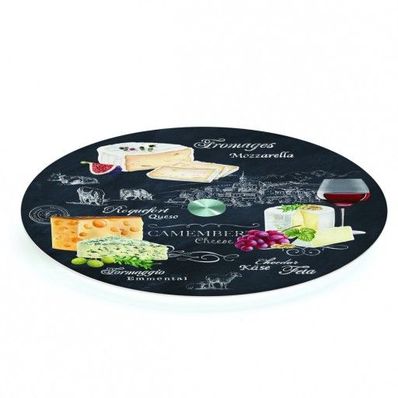 COFFRET PLATEAU TOURNANT 32CM EN VERRE 