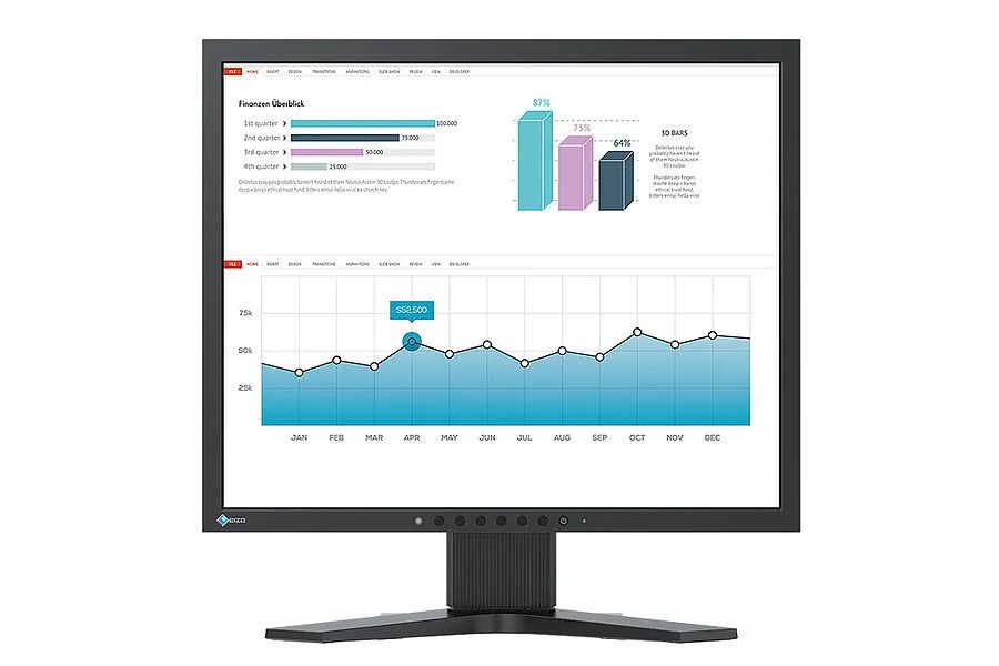 S1934 FlexScan Office Monitor 19inch Black