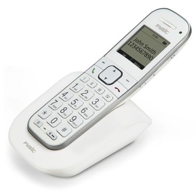 X-9000 - Téléphone senior DECT avec grandes touches et 1 combiné, blanc 