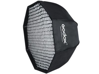 Paraplu Softbox Bowens 80cm met Grid