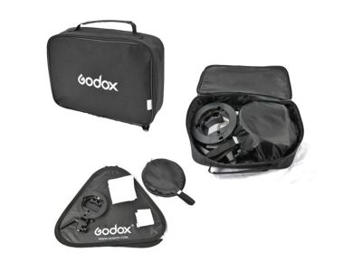 S-bracket Bowens + Softbox 60x60cm + Grid