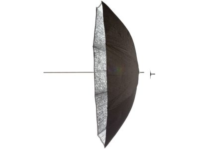 Flitsparaplu Zwart/Zilver 150cm