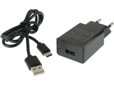 Battery Charger + USB charging cable