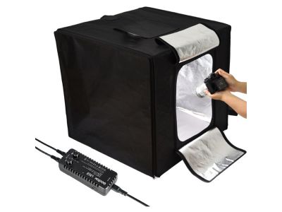 Portable Triple Light LED Ministudio L60x60x60cm