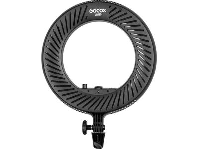 LR180 LED Ring Light Black