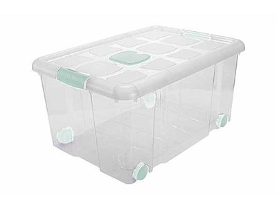 Opbergbox Nº5 57l Met Sluitingen En Wielen