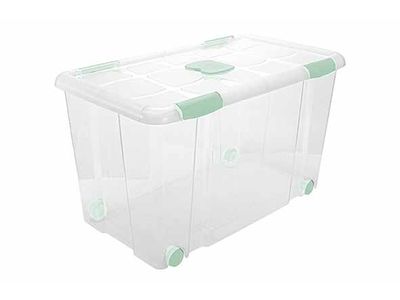 Opbergbox Nº12 90l Met Sluitingen En Wielen