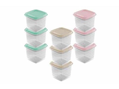 Palermo Voorraaddoos 30cl Set3 3ass 8,5x8,5xh11cm