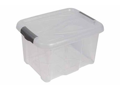 Textielbox Box Transparant 17l 40x32x22c M