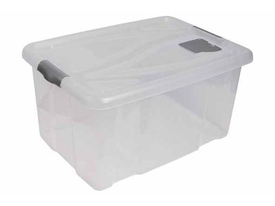 Textielbox Box Transparant 55l 61x45x30c M