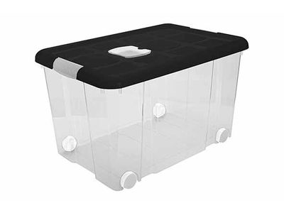 Opbergbox Nº4 Ecofriendly 55l Met Sluitingen En Wielen