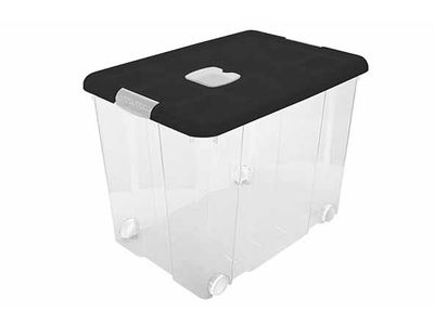 Opbergbox Nº8 Ecofriendly 86l Met Sluitingen En Wielen