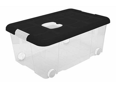 Opbergbox Nº3 Ecofriendly 36l Met Sluitingen En Wielen