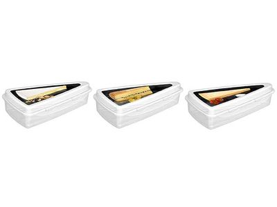 Doos Voor Punt Kaas 20x13-4xh6cm 3ass 