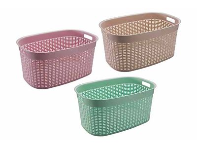 Rattan Wasmand 44l 3ass 58x39xh27cm