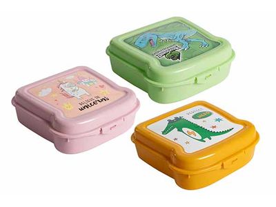 Sapporo Fantasy Animals  Bewaardoos 13,4x13,8xh5cm - 3ass