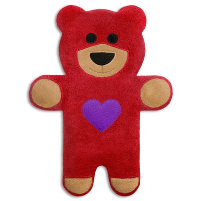 Kersenpitkussen Teddy heart - Fire  Leschi