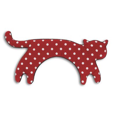 Warming pillow Minina cat L - polkadot red/black  Leschi