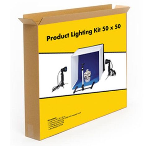 Recording Box Set PBK 50x50 Foldable + 2x50W Lampen  Linkstar