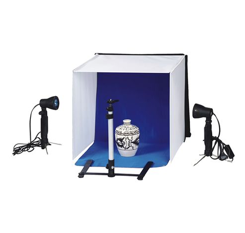 Recording Box Set PBK 50x50 Foldable + 2x50W Lampen  Linkstar