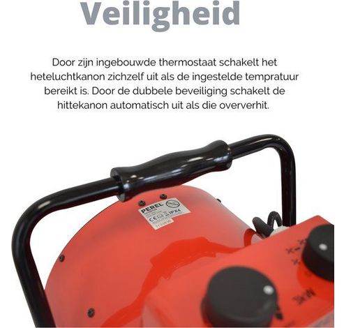 VENTILATORKACHEL 3000W  Perel