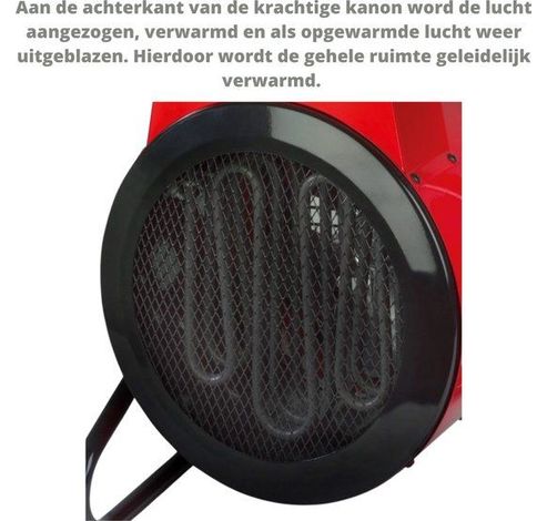 Ventilatorkachel 3000W  Perel