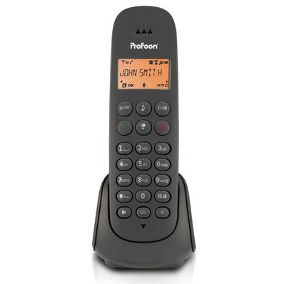 DECT telefoon met 1 handset, grijs 