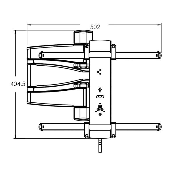 Sanus WMF720 Muurbeugel 