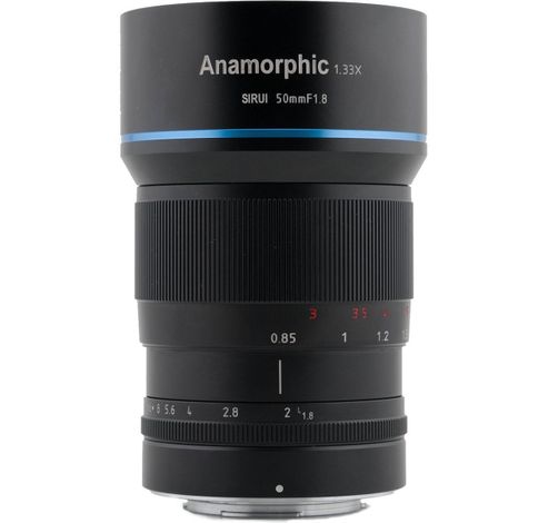 50mm f/1.8 Anamorphic Lens 1.34X (E-Mount)  Sirui