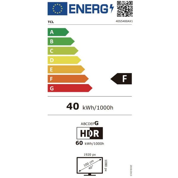 TCL 40S5409A LED TV Full HD 