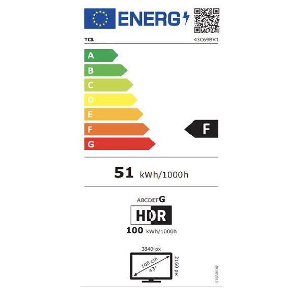 QLED TV 43C69B 43inch 4K UHD 2024 