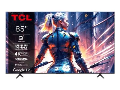 4K 144HZ QLED TV met Google TV en Game Master Pro 3.0 85inch