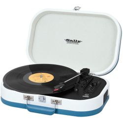 trevi TT-1020-BT Sally retro platenspeler encoding BT USB  turkoois 