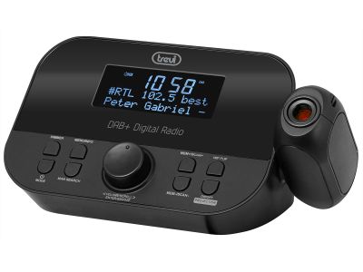 RC-85D8-DAB klokradio DAB zwart