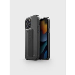 Uniq iPhone 14 Pro hoesje Heldro Flexgrip grijs 