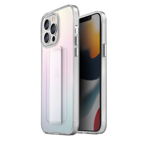 iPhone 14 Pro housse Heldro Flexgrip irisé  Uniq