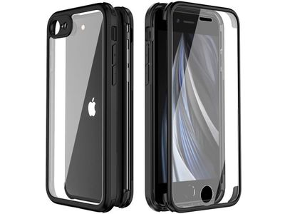 Tempered Glass Bumper iPhone 7/8/SE black