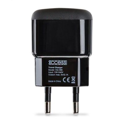 Travel charger 2.1a black  Xccess