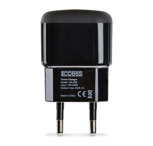 Travel charger 2.1a black  Xccess