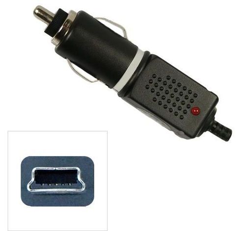 Car charger mini USB 1m 1A black  Xccess