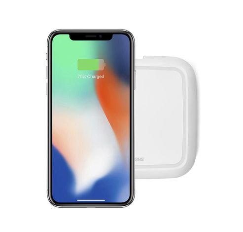 Single fast wireless charger 10w white  Zens