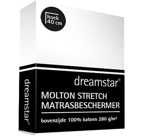 Hoeslaken Molton Stretch de Luxe 120x200 - 140x220  Dreamstar