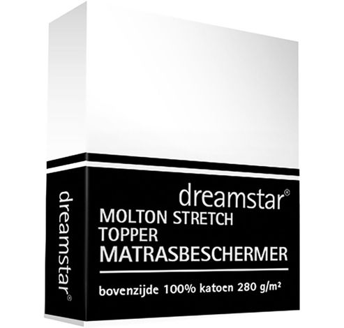 Hoeslaken Molton topper 120x200/8  Dreamstar