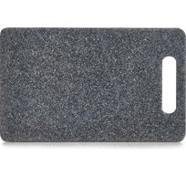 Snijplank kunststof granite 25X10cm antraciet 