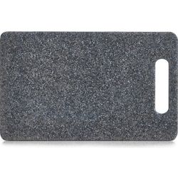 Zeller Snijplank kunststof granite 25X10cm antraciet