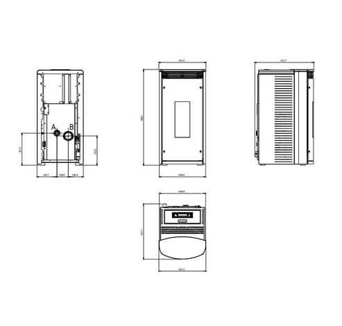 Sibilla Bordeaux  La Nordica - Extraflame