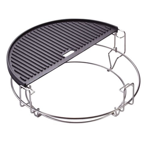 HALF MOON CAST IRON REVERSIBLE GRIDDLE  - CLASSIC JOE  Kamado Joe