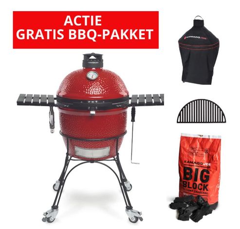 ACTIE: KAMADO JOE - CLASSIC II + GRATIS BBQPAKKET  Kamado Joe