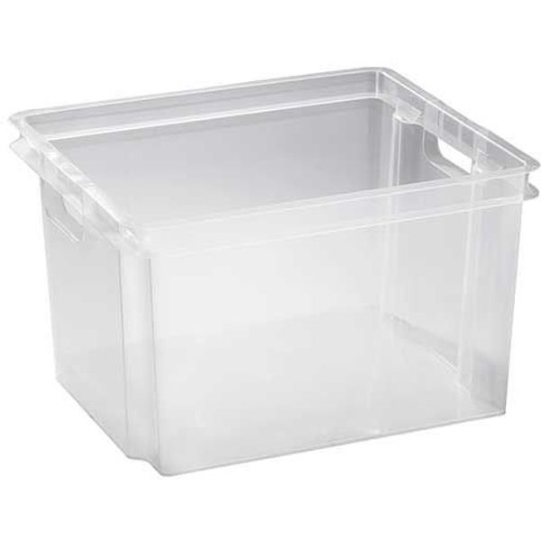 Keter Crownest Box 30l Transparant 42.6x36.1x2 6cm