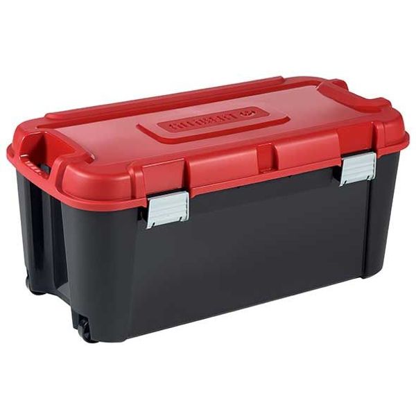 Keter Totem Box 80l Zwart-rood 79.5x39.5xh37.1 Cm